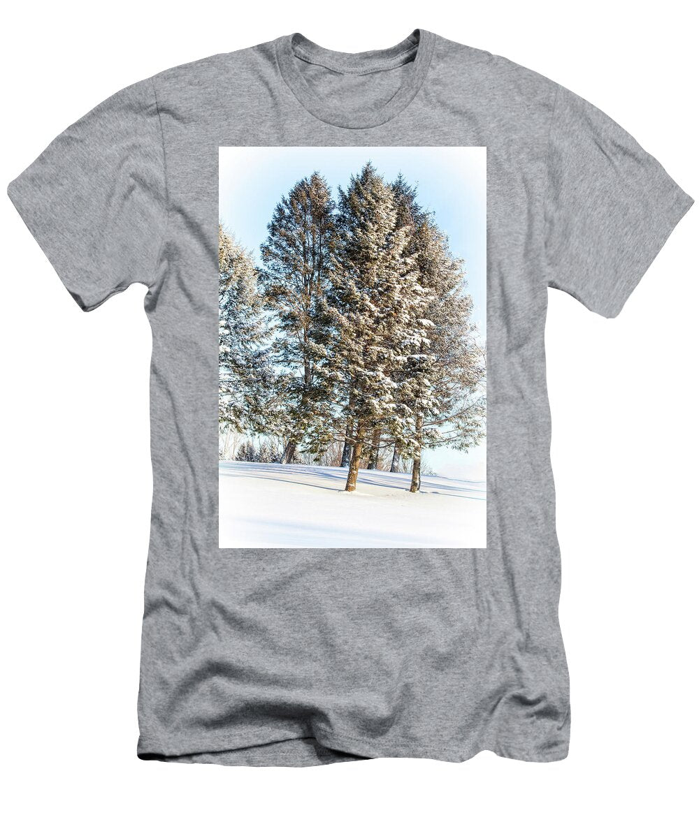 Snow in the Pines Mark Steigenga T-Shirt