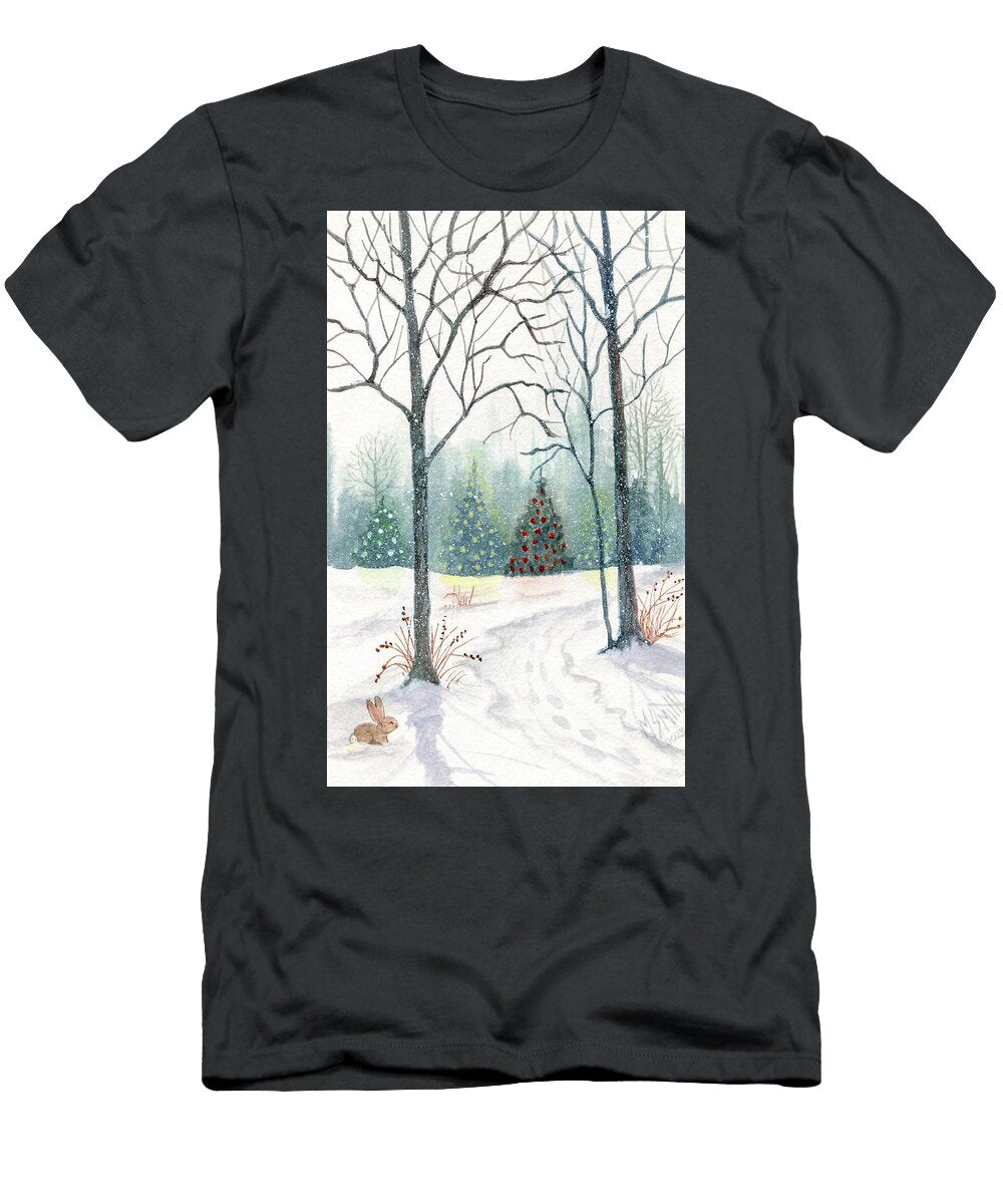 Snowy Woodland Marilyn Smith T-Shirt