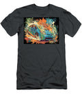 Splashy Blue Car in Motion Toyota Prius 2010 Hatchback Abstract Art Colorful Car Vibrant Abstract Ca Hollie Love T-Shirt