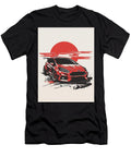Sporty Tuner Ford Fiesta St Hot Hatchback Red Sports Car Graphic Design Cortez Schinner T-Shirt