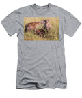 Spotted Hyena Interaction Over Carcass Masai Mara Hermann Brehm Natureplcom T-Shirt