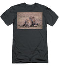 Spotted Hyena with Wilderbeest Skull Masai Mara Hermann Brehm Natureplcom T-Shirt