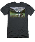 Squaretop Mountain Reflected in Upper Green River Lake During Thunderstorm Gary Whitton T-Shirt
