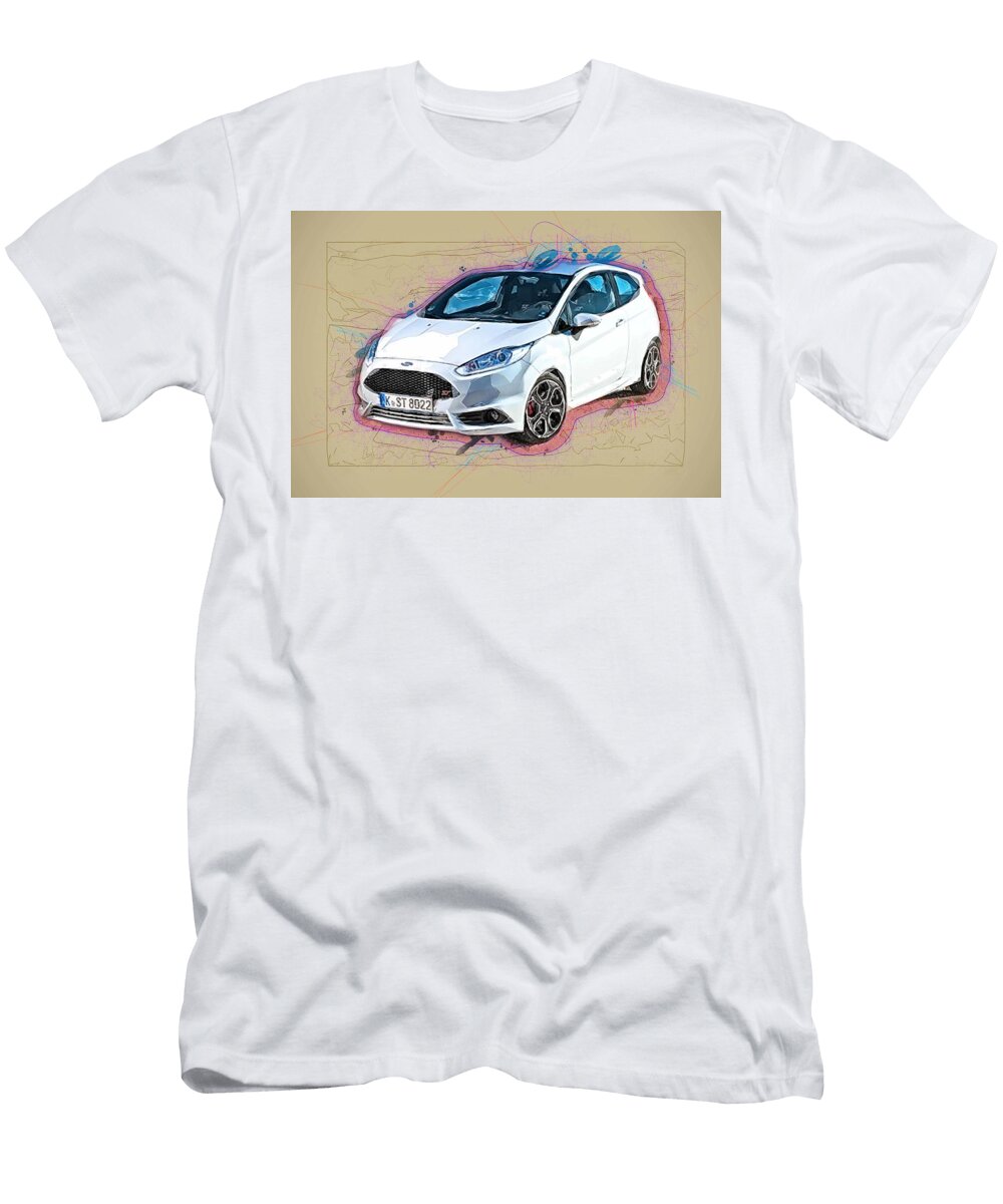 St200 Fiesta Nature Ford 2017 Hatchback Ola Kunde T-Shirt