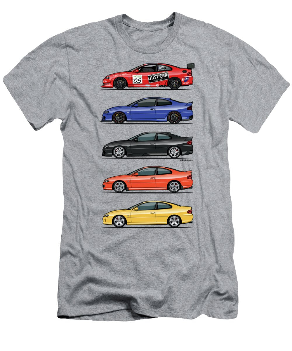 Stack of Holden Monaros Monkey Crisis on Mars T-Shirt