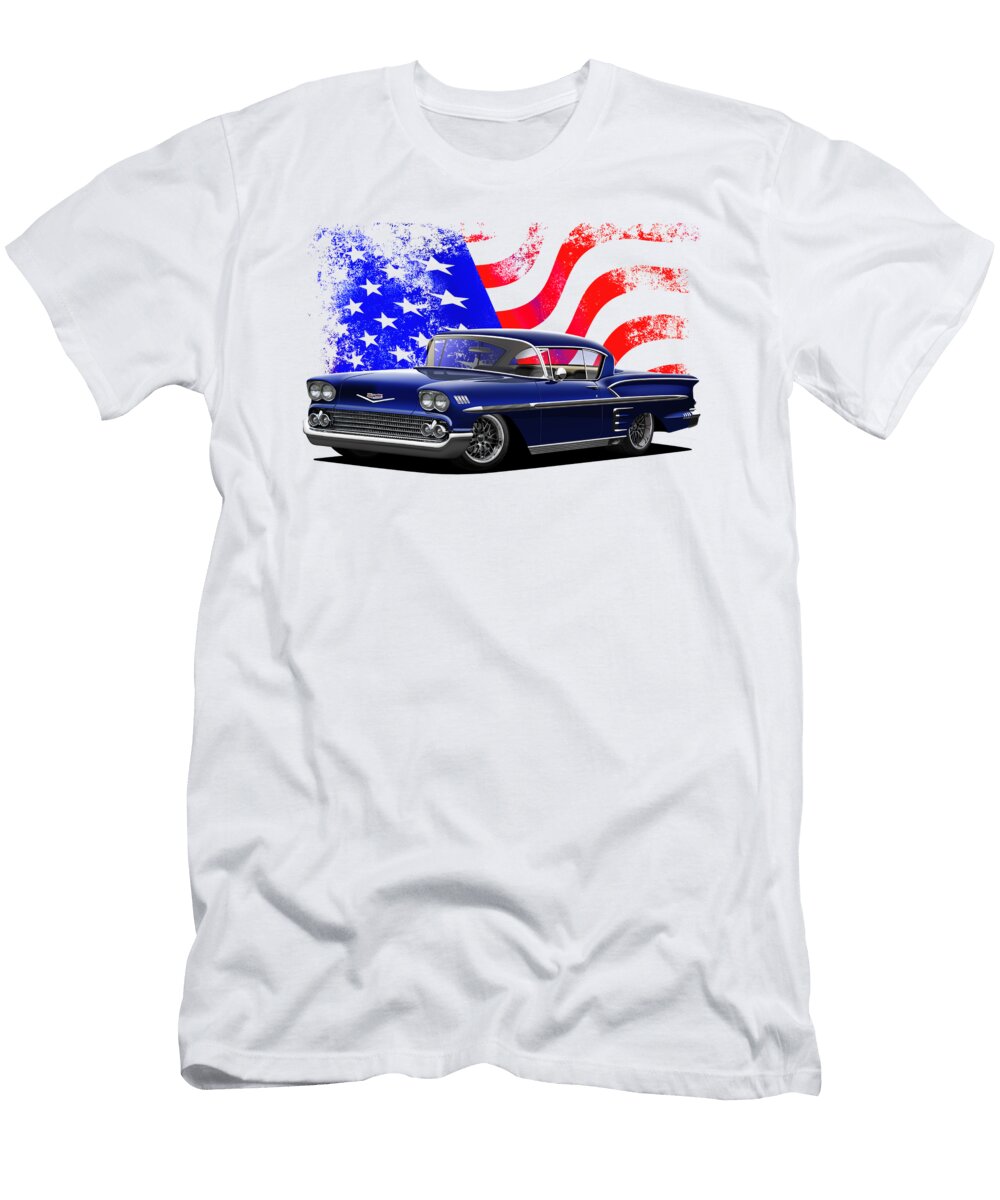 Star Spangled Impala Paul Kuras T-Shirt