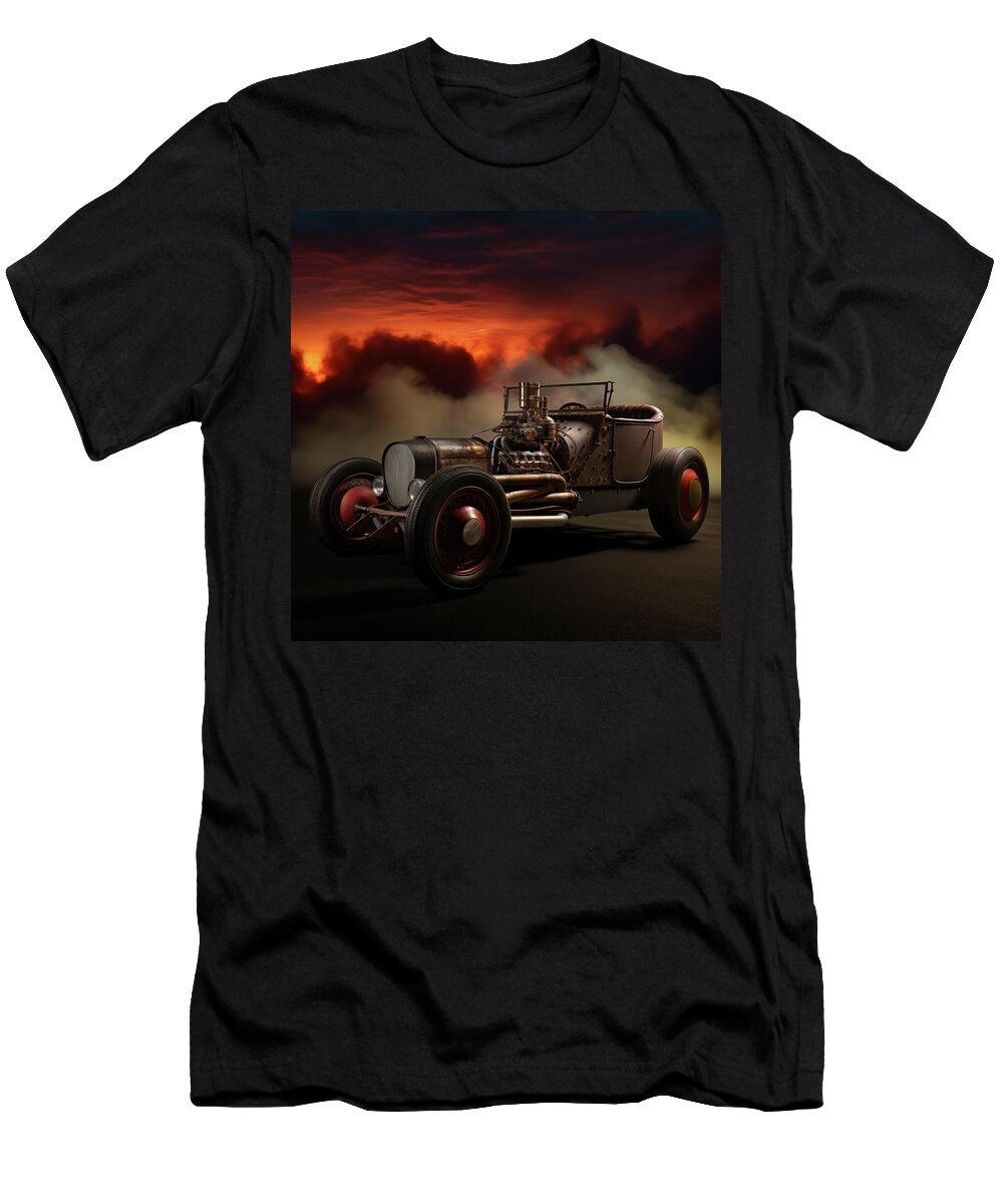 Steampunk Ratrod Bucket Hot 197 Yo Pedro T-Shirt