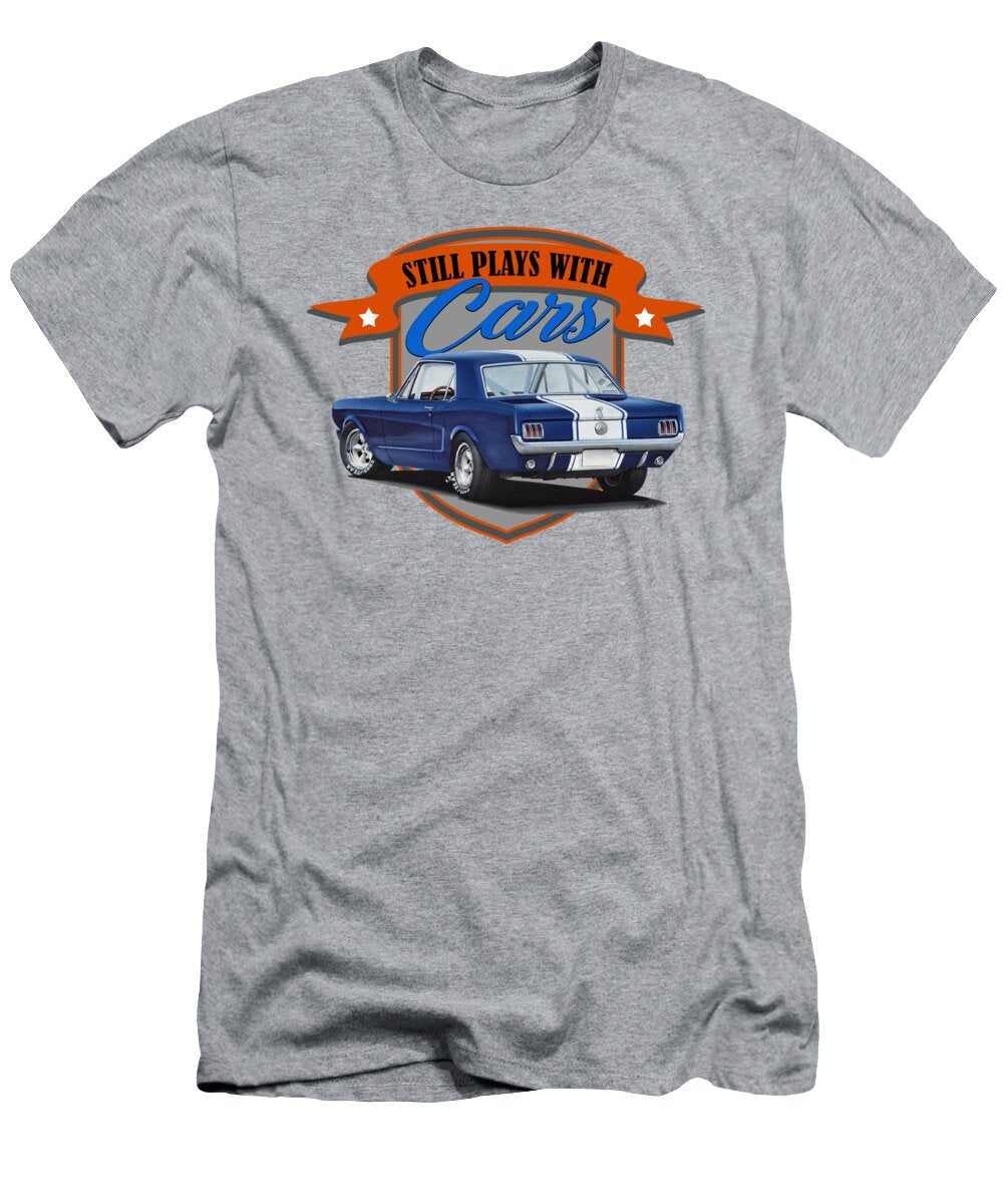 Still Plays with Old Race Cars Paul Kuras T-Shirt