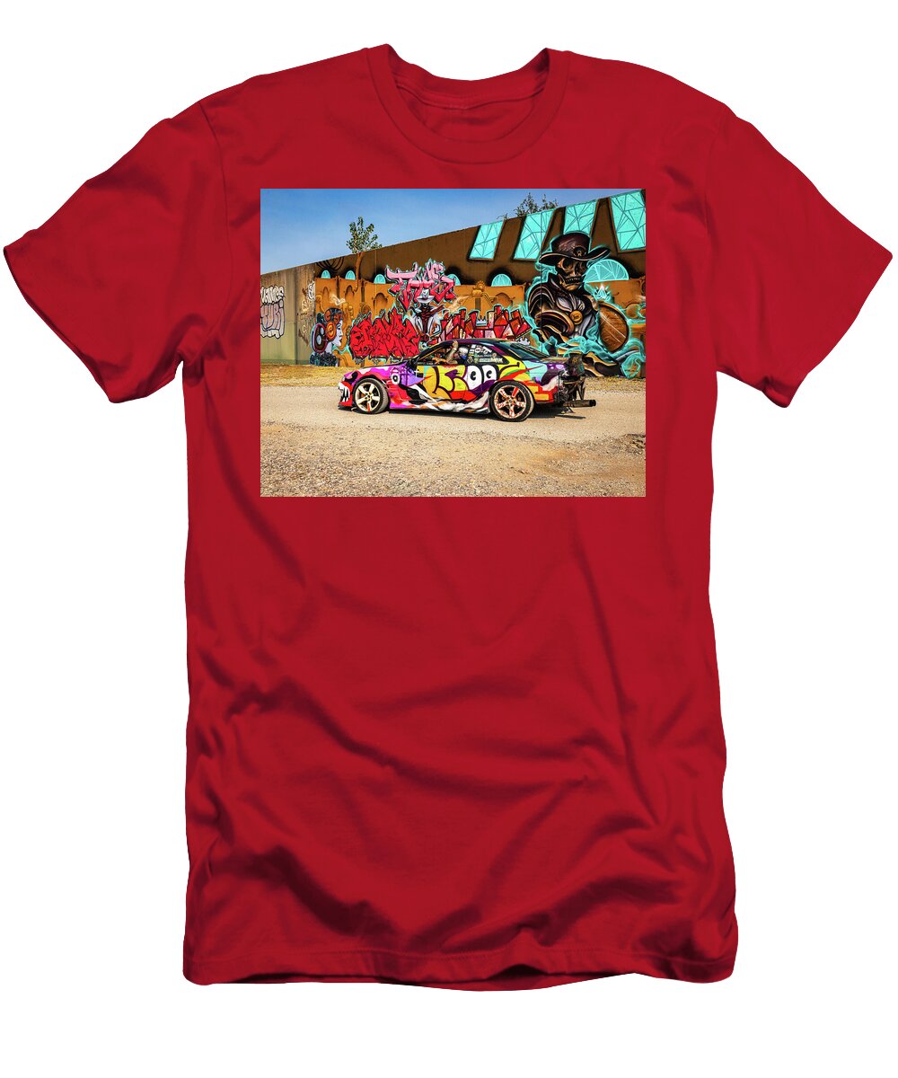 Street Canvas Graffiti Car and Mural Robert Niemeier T-Shirt