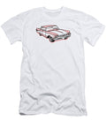 Striped Pink Cadillac Csa Images T-Shirt