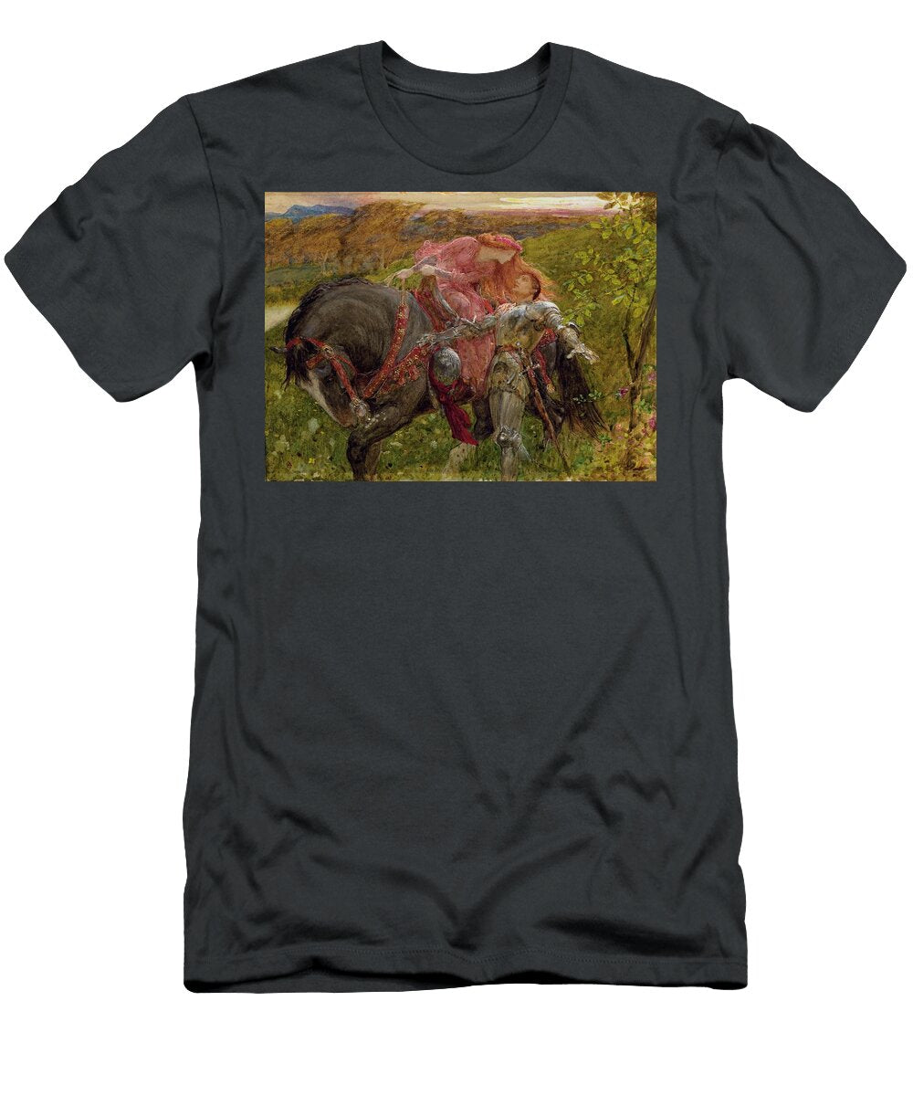 Study for LA Belle Dame Sans Merci Frank Dicksee English T-Shirt