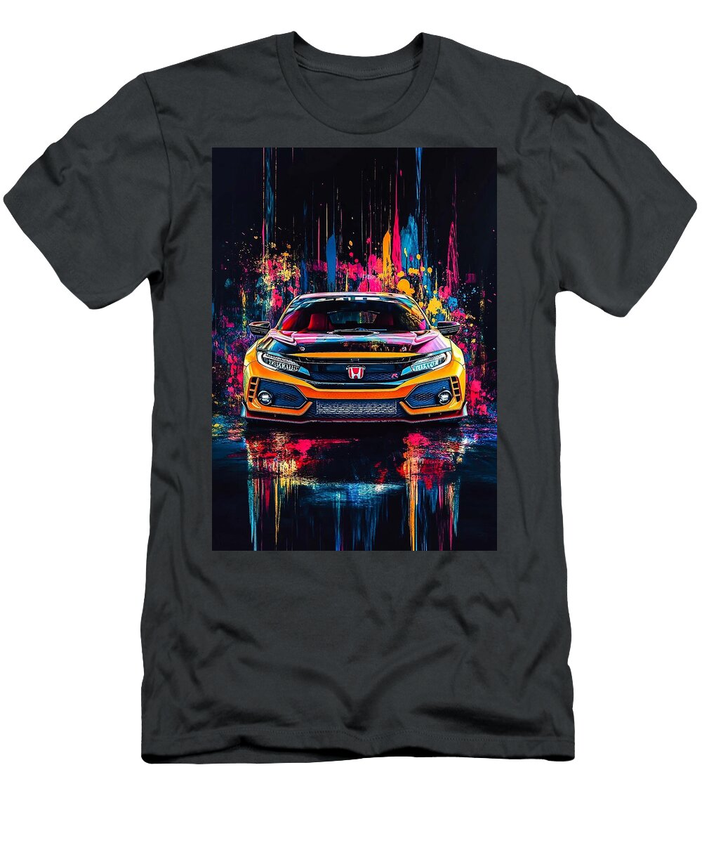 Stunning Aggressive Performance Hatchback in Motion Merssi Norely T-Shirt