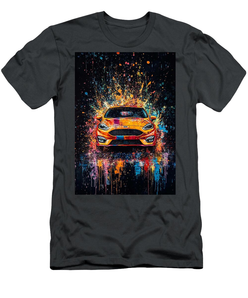 Stunning Agile Hot Hatchback in Motion Merssi Norely T-Shirt