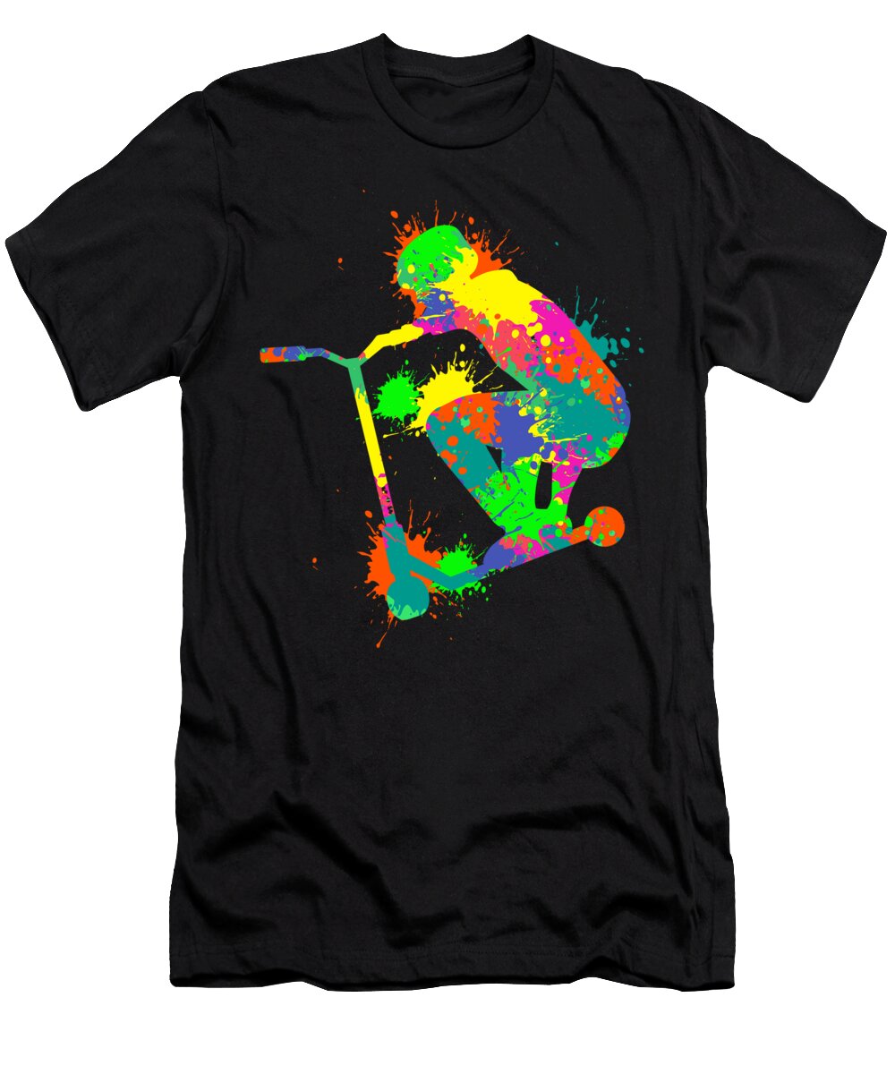 Stunt Scooter Rider Boys Youth 1 T-Shirt