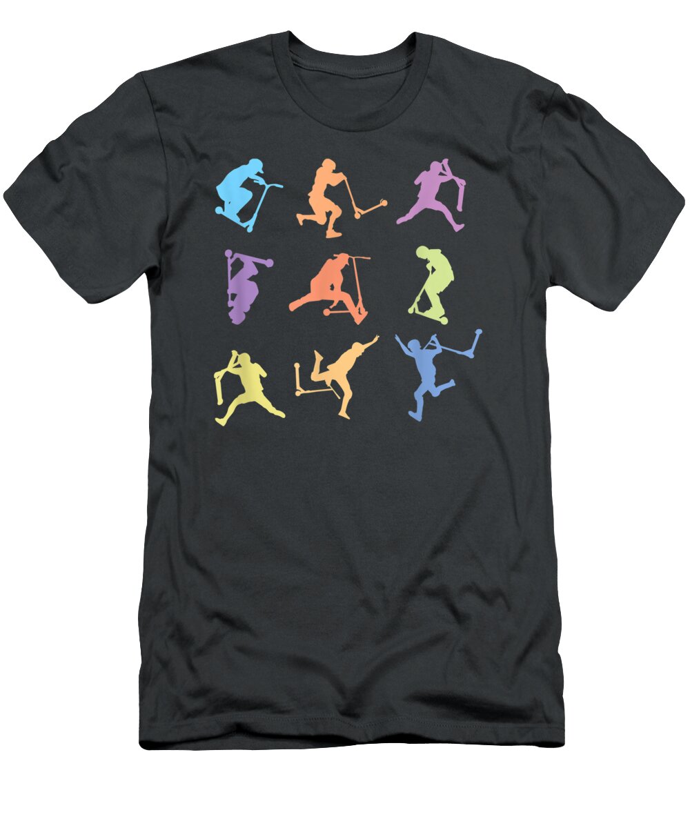 Stunt Scooter Tricks Funny Stunt Scooter Tricks Caseyj Vinni T-Shirt