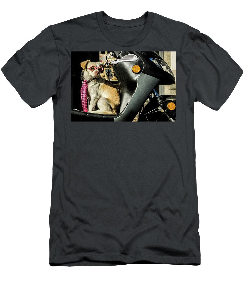 Stylish Portuguese Dog Looking for His Driver Sven Brogren T-Shirt