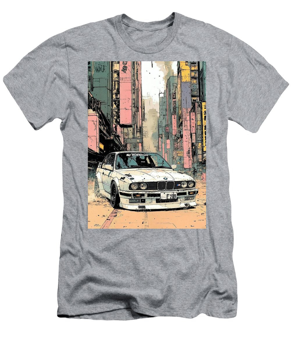 Stylish Urban Car in a Cityscape Donato Williamson T-Shirt
