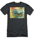 Stylized Blue Car Reflection Modern Vehicle Toyota Prius 2010 Hatchback Abstract Car Abstract Teal C Hollie Love T-Shirt