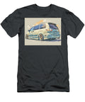 Stylized Minivan in Abstract Design Car Illustration Toyota Sienna 2004 Minivan Modern Vehicle Styli Hollie Love T-Shirt
