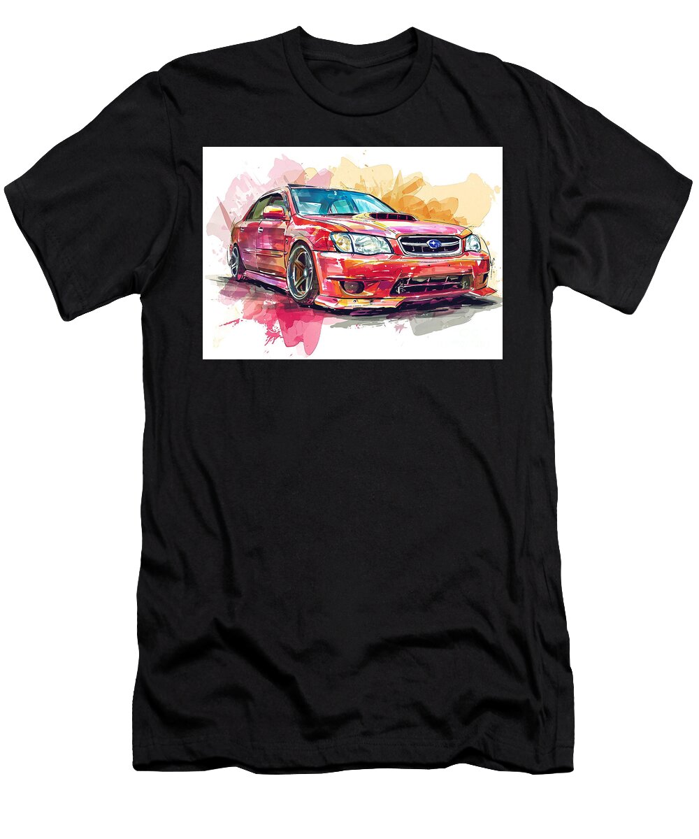 Subaru Legacy Automotive Artistic Clark Leffler T-Shirt