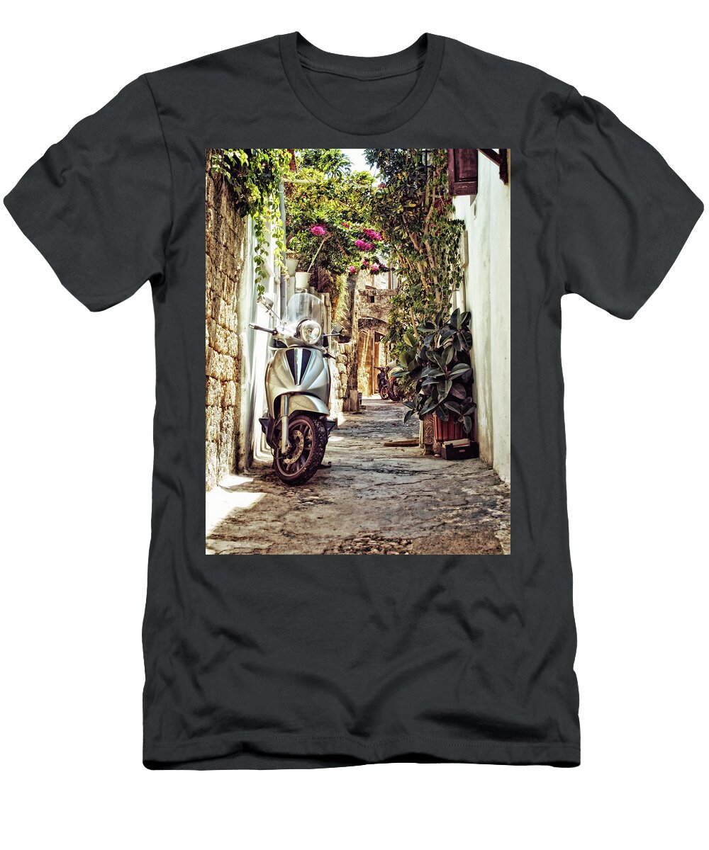 Summer Scooter Rhodes Town Philip Openshaw T-Shirt