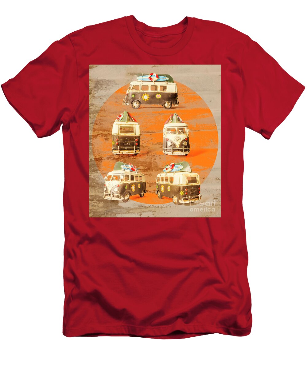 Sun Sand and Surf Vans Jorgo Photography Wall Art Gallery T-Shirt