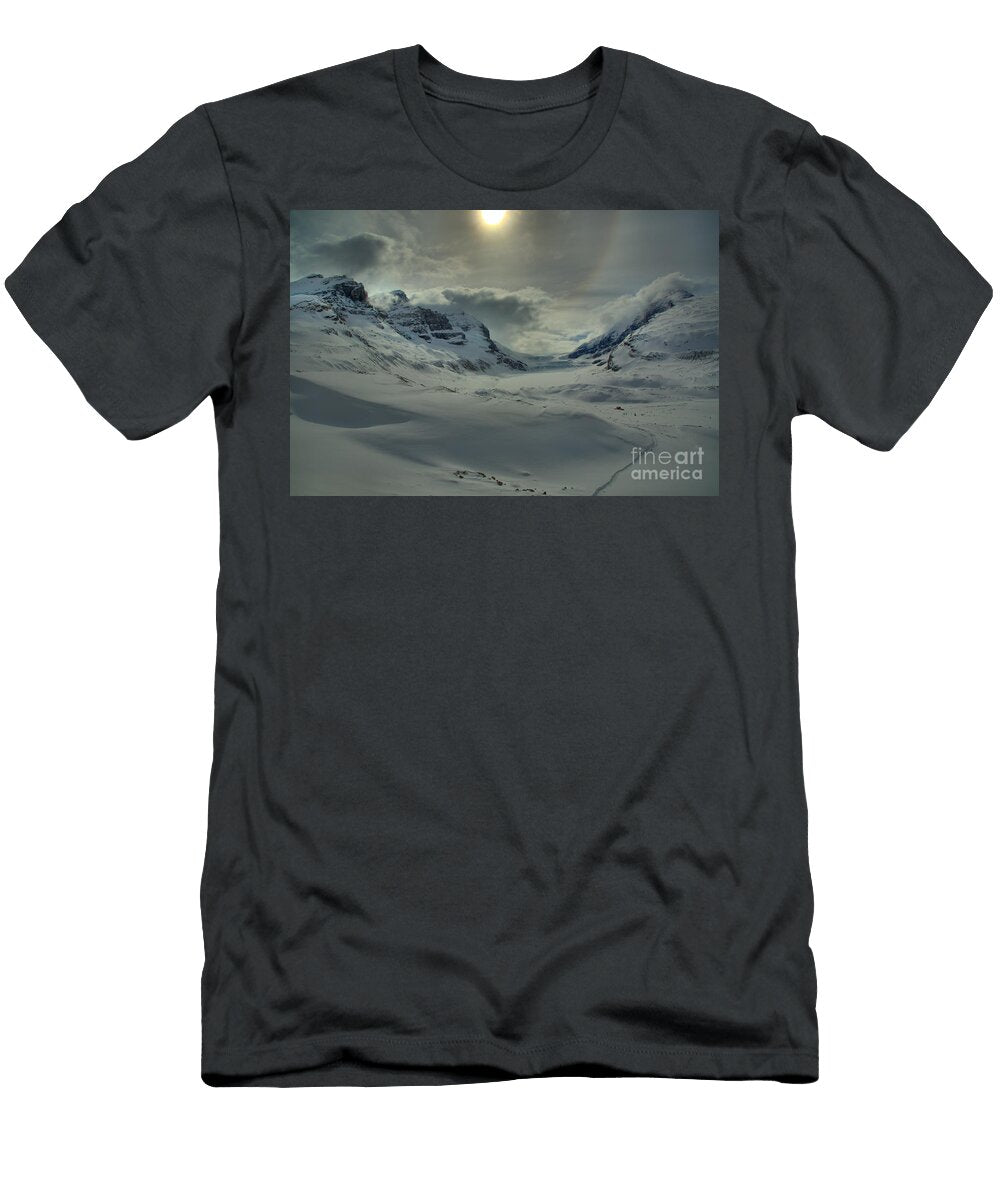 Sunburst Over the Columbia Icefield Adam Jewell T-Shirt