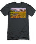 Sunrise Over the Glacier Wetlands Adam Jewell T-Shirt