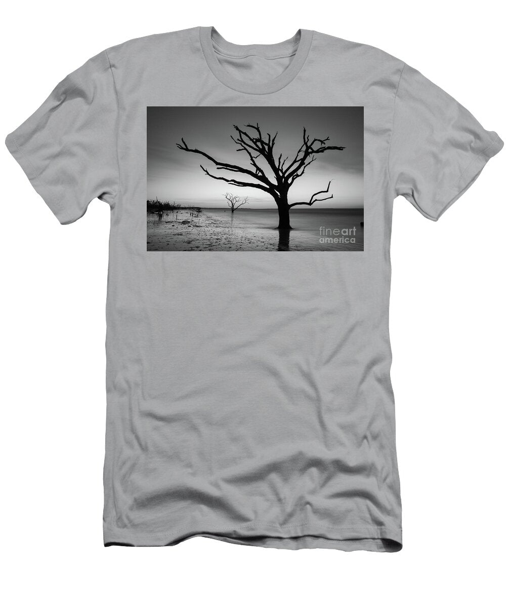 Sunrise Silhouette At Botany Bay Island Bw Michael Ver Sprill T-Shirt