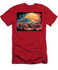 Sunset Vibe Kia Sedona 2003 Minivan Colorful Car Sunset Car Graphic Art Hollie Love T-Shirt