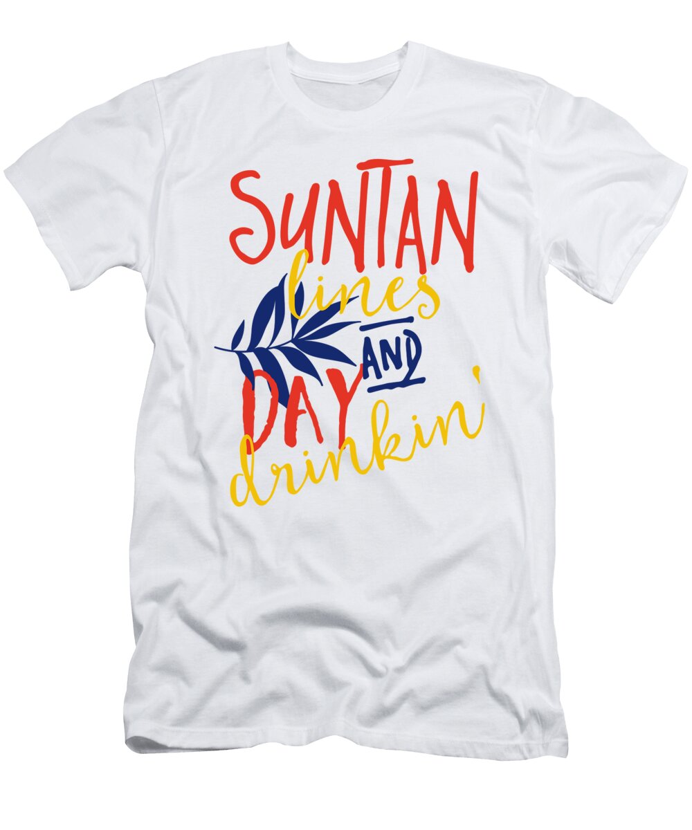 Suntan Lines and Day Drinkin Jacob Zelazny T-Shirt