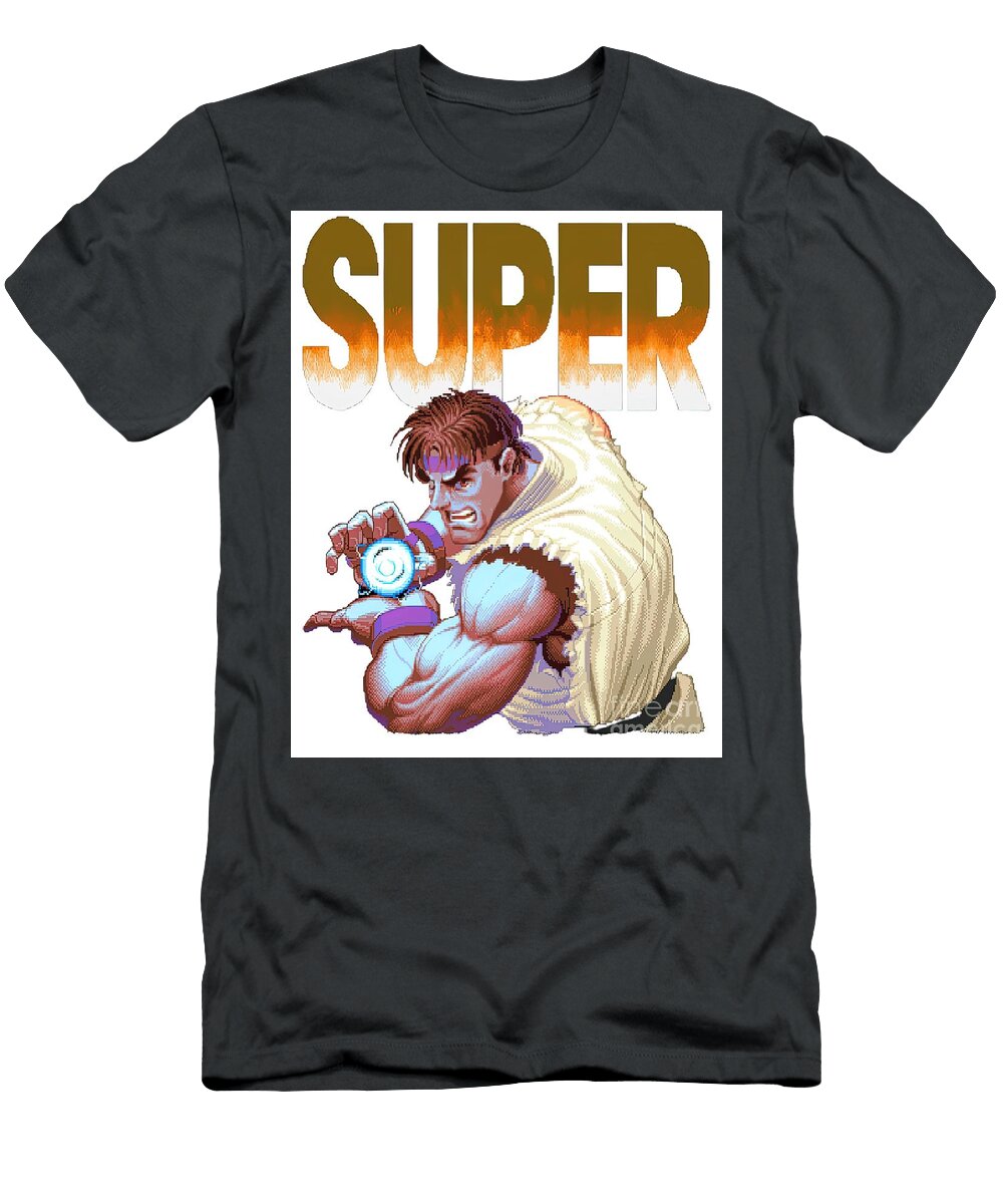 Super Street Fighter 2 Ryu Fireball Unisex Harrison Matthews T-Shirt