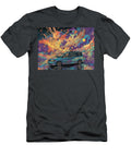 Surreal Minivan in a Cosmic Scene Saturn Relay 2005 Minivan Abstract Landscape Psychedelic Art Psych Hollie Love T-Shirt