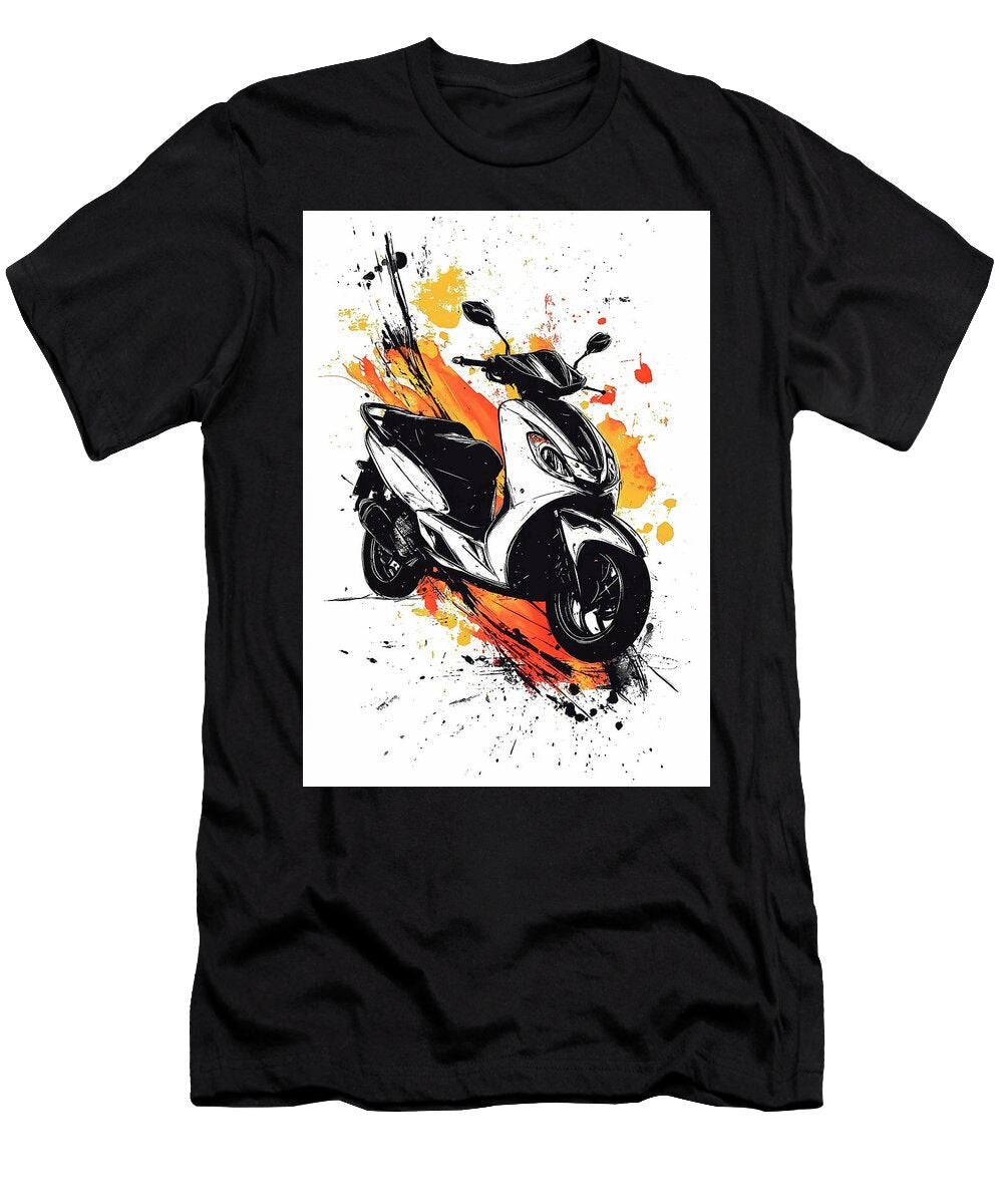 Suzuki Burgman 400 Dynamic Scooter Art Design Jennifer Moore T-Shirt