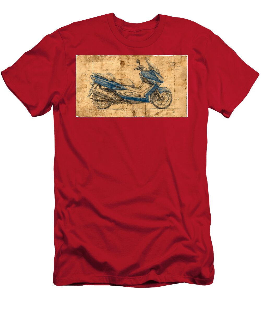Suzuki Burgman 400 Francis Middleton T-Shirt