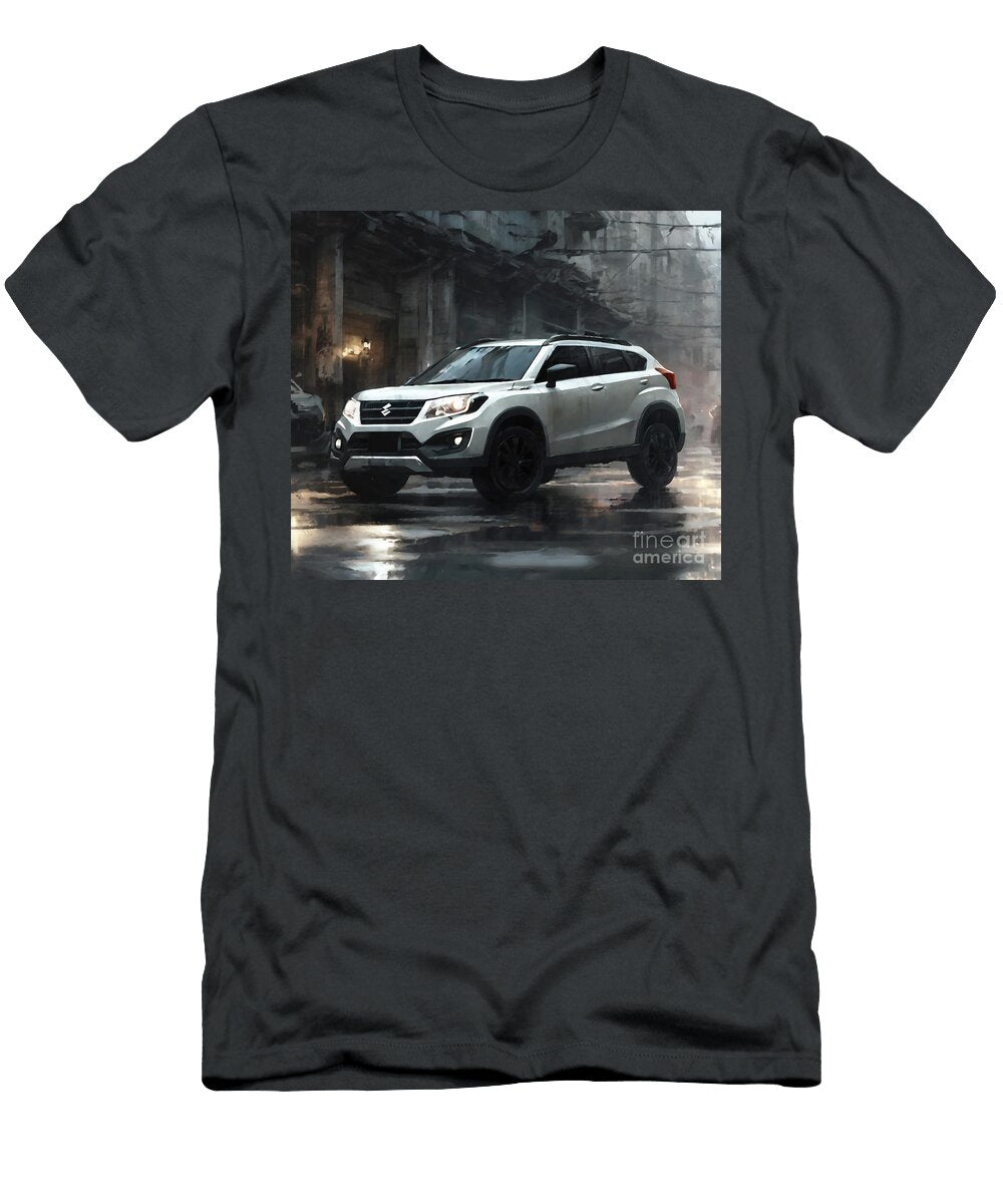 Suzuki Ignis 2020 Exterior Front View Yellow Hatchback Cortez Schinner T-Shirt