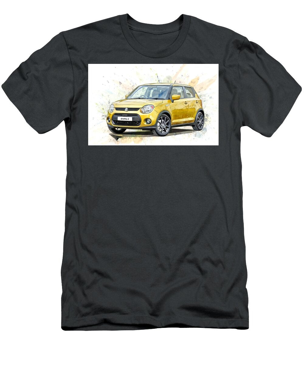 Suzuki Ignis 2020 Exterior Front View Yellow Hatchback Lowell Harann T-Shirt