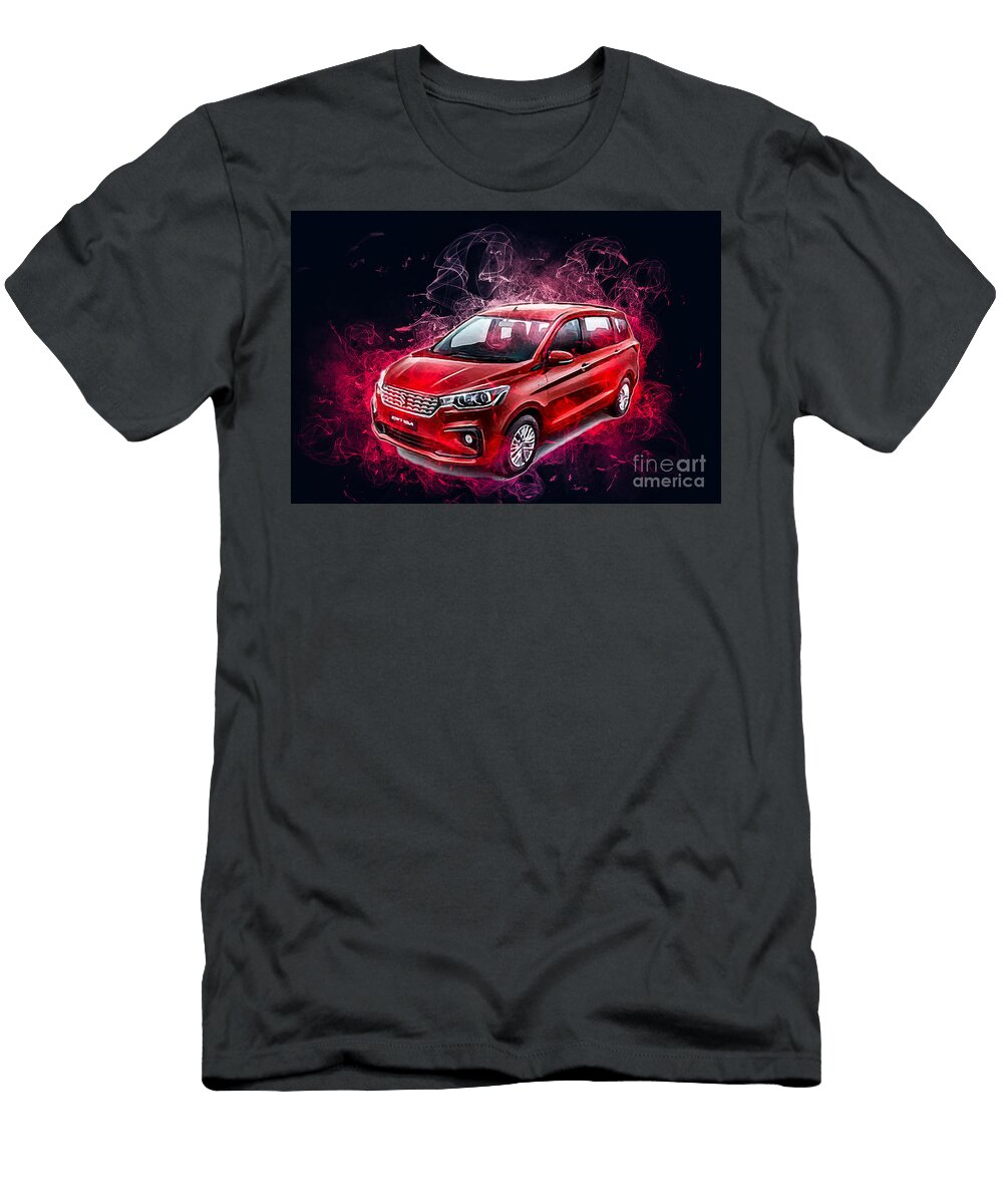 Suzuki Minivan Wine Color 2018 19 Maruti Ertiga Cars Marietta Beatty T-Shirt
