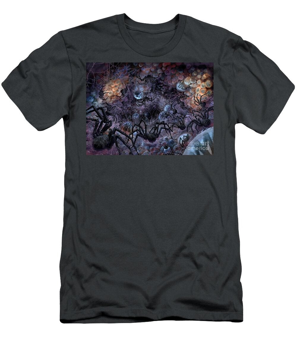 Swarm of Spiders Poppy Taylor T-Shirt
