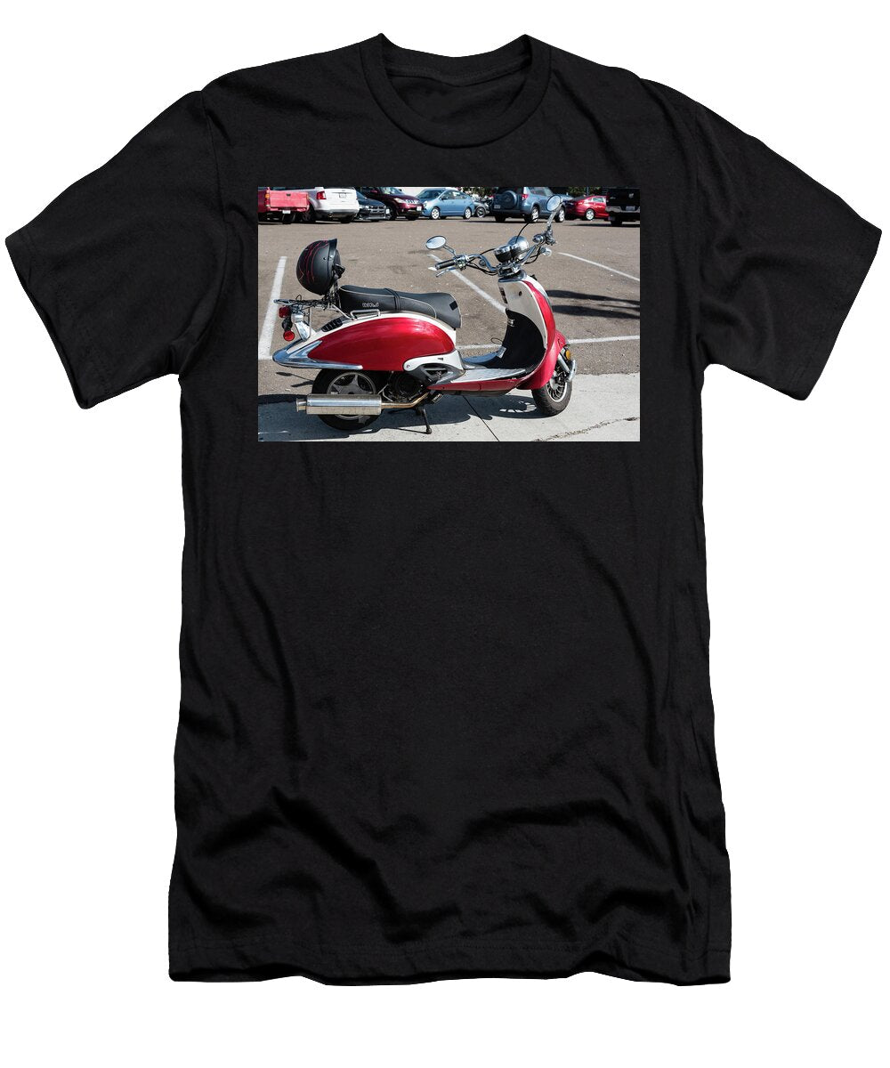 Sweet Little Motor Scooter Robert Vanderwal T-Shirt