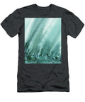 Teal Blue Ocean Abstract Watercolor Irina Sztukowski T-Shirt