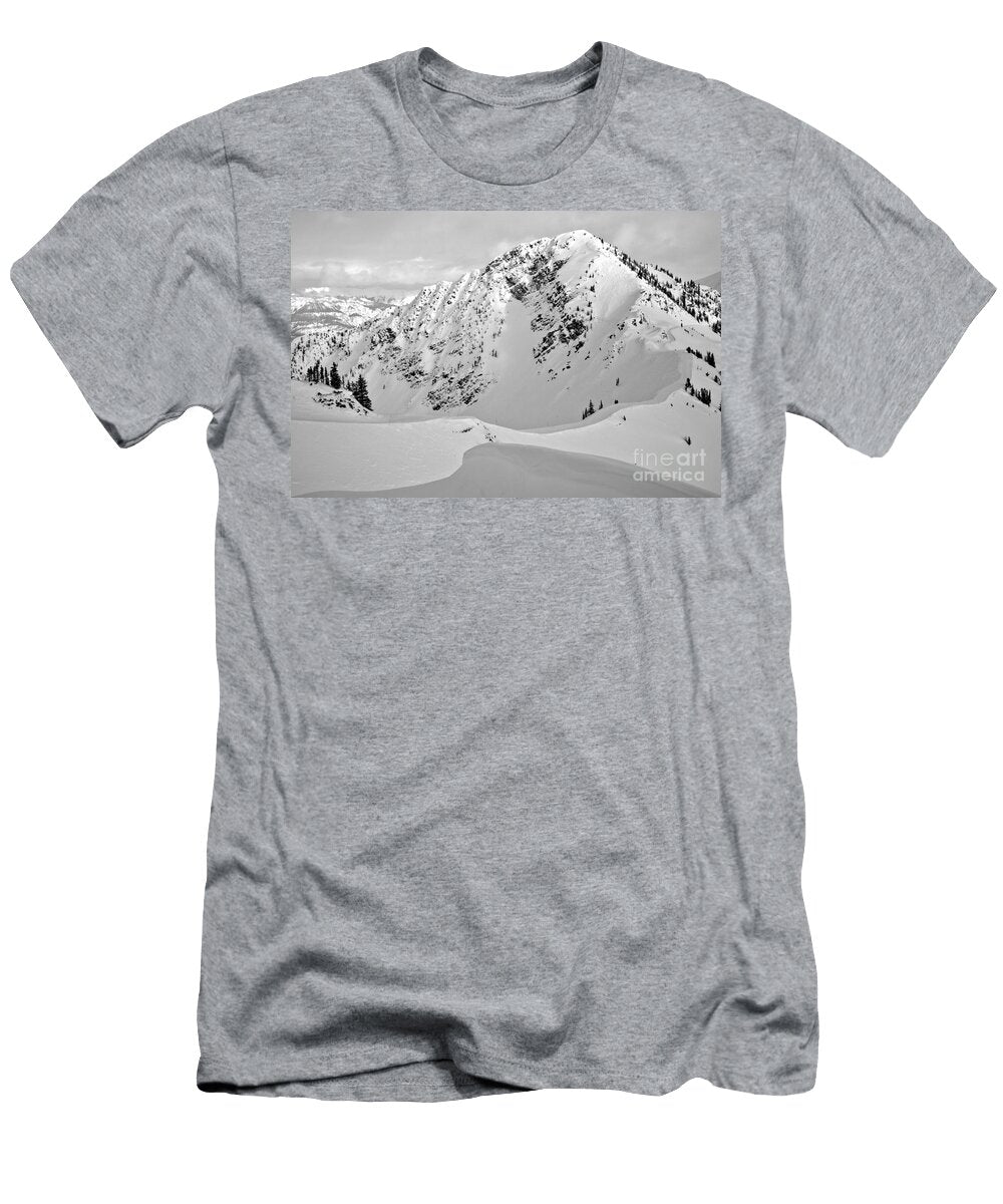 Terminator Peak Curves Black and White Adam Jewell T-Shirt