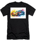 Tesla Model K Auto Vibrant Colors Clark Leffler T-Shirt