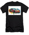 Tesla Model S Plaid Automotive Art Clark Leffler T-Shirt