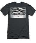 The Amc Gremlin Car Badge Black and White Paul Ward T-Shirt