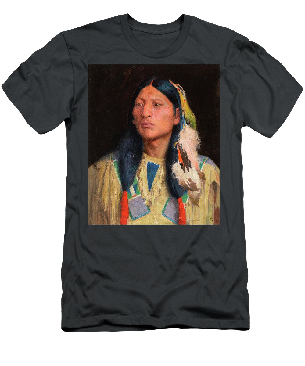 The Bank of the River Eanger Irving Couse T-Shirt