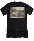 The Battle of Modder River the Argyle and Sutherland Highlanders Crossing the Drift Allan Stewart T-Shirt