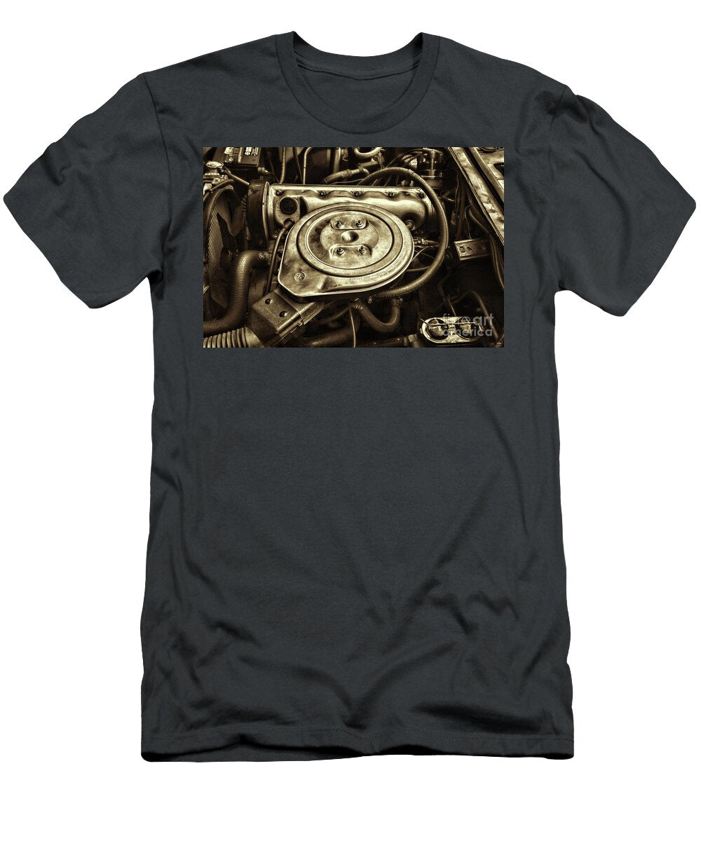 The Chevy Vega Aluminum Engine Sepia Paul Ward T-Shirt
