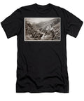 The Dash for Kimberley the 10th Hussars Crossing Klip Drift After a Sketch By Gd Giles Fl1890 John Charlton T-Shirt