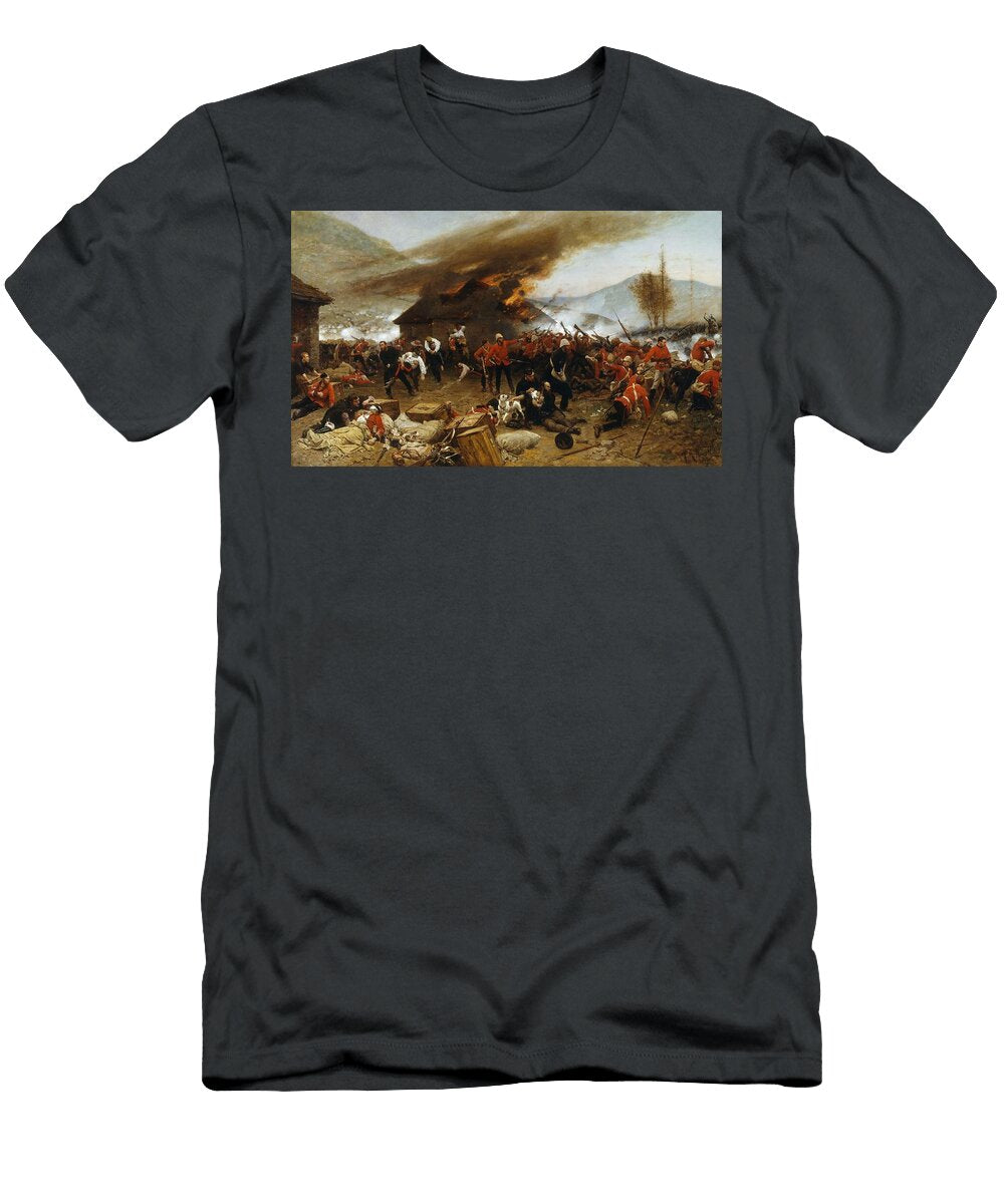 The Defence of Rorkes Drift Alphonsemarieadolphe De Neuville T-Shirt